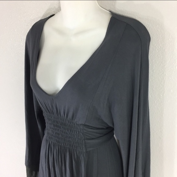 COPY - Twelfth Street Cynthia Vincent Gray tie back dress - Picture 4 of 8